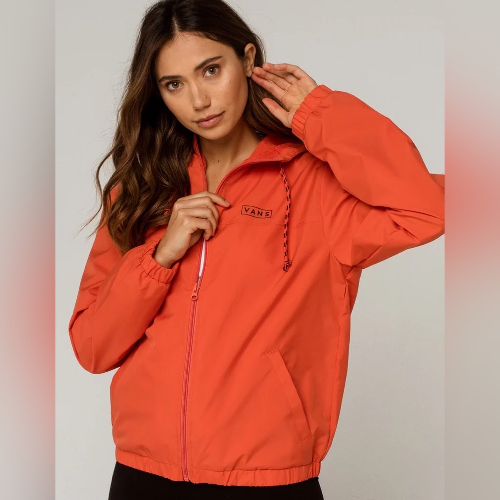 Vans Kastle Easy Box Womens Windbreaker Jacket Size S